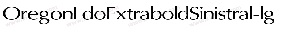 OregonLdoExtraboldSinistral-lg7q字体转换