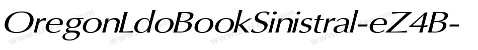 OregonLdoBookSinistral-eZ4B字体转换