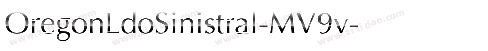 OregonLdoSinistral-MV9v字体转换