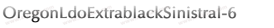 OregonLdoExtrablackSinistral-6Y7v字体转换