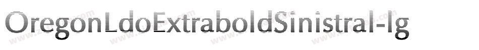 OregonLdoExtraboldSinistral-lg7q字体转换
