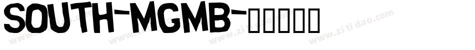 South-MGMB字体转换