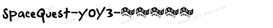 SpaceQuest-yOY3字体转换