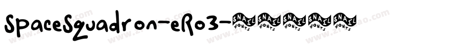 SpaceSquadron-eRo3字体转换