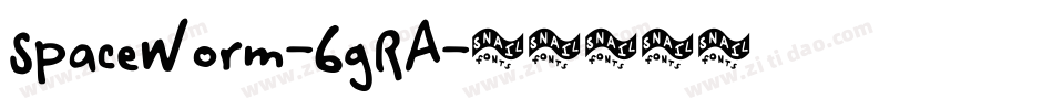 SpaceWorm-6gRA字体转换