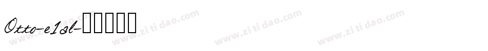 Otto-e1al字体转换