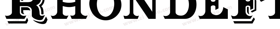 RhondeFree-4mZx字体转换
