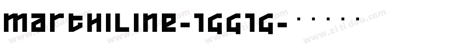 Marthiline-1GG1g字体转换