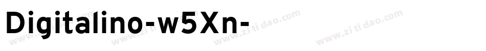 Digitalino-w5Xn字体转换