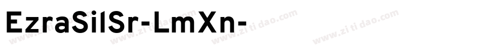 EzraSilSr-LmXn字体转换