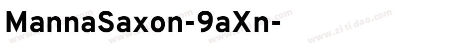 MannaSaxon-9aXn字体转换 MannaSaxon-9aXn字体转换