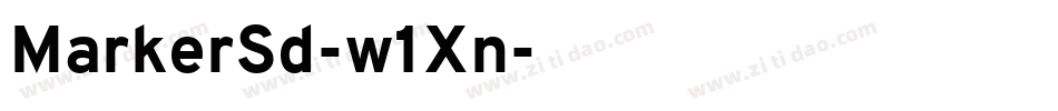 MarkerSd-w1Xn字体转换