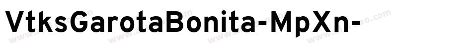 VtksGarotaBonita-MpXn字体转换