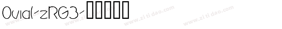 Ovial-zRG3字体转换