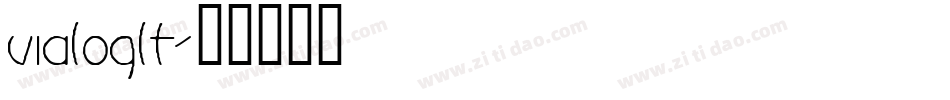 vialoglt字体转换