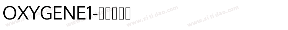 OXYGENE1字体转换