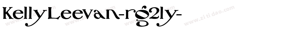 KellyLeevan-rg2ly字体转换
