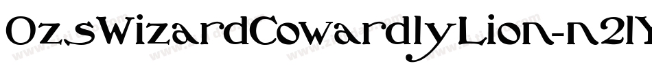 OzsWizardCowardlyLion-n2lY字体转换