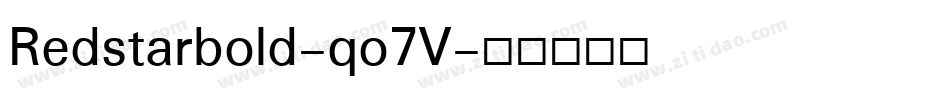 Redstarbold-qo7V字体转换