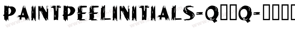 PaintPeelInitials-q38q字体转换