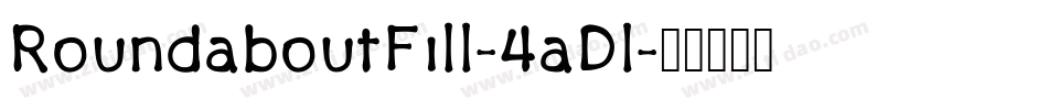 RoundaboutFill-4aDl字体转换