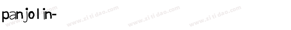 panjolin字体转换