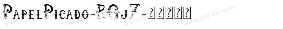 PapelPicado-KGj7字体转换