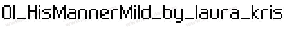 01_HisMannerMild_by_laura_kristen字体转换