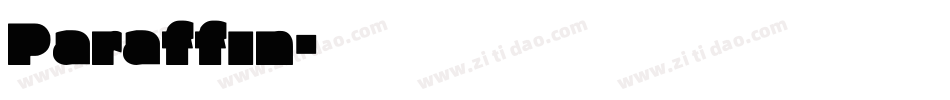 Paraffin字体转换
