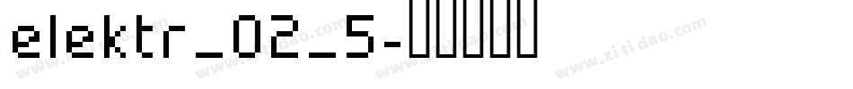 elektr_02_5字体转换