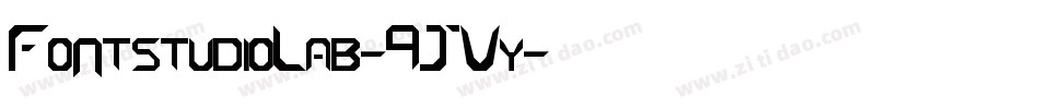 FontstudioLab-9JVy字体转换