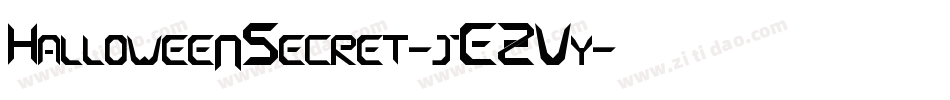 HalloweenSecret-jEZVy字体转换