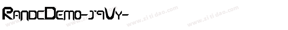 RandcDemo-jqVy字体转换 RandcDemo-jqVy字体转换