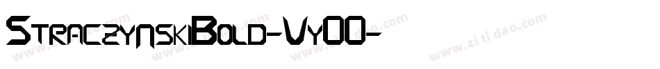 StraczynskiBold-Vy00字体转换