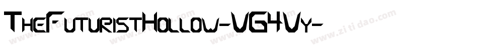 TheFuturistHollow-VG4Vy字体转换