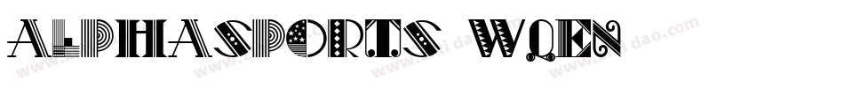 Alphasports-WqEn字体转换