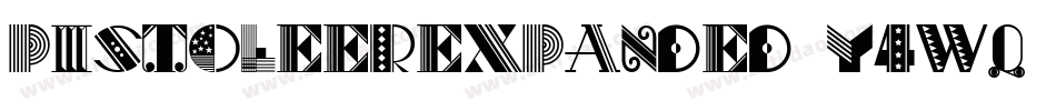 PistoleerExpanded-Y4Wq字体转换