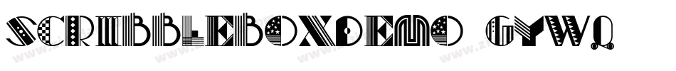ScribbleBoxDemo-gyWq字体转换 ScribbleBoxDemo-gyWq字体转换