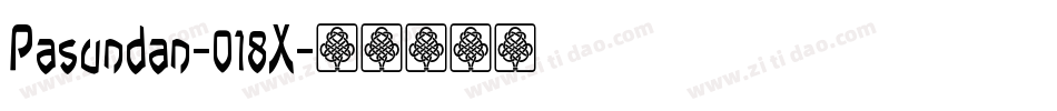 Pasundan-018X字体转换