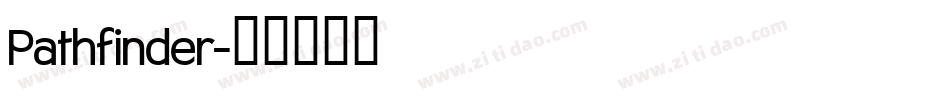 Pathfinder字体转换
