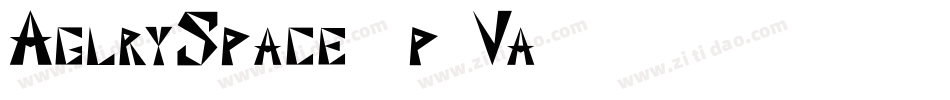 AglrySpace1-p5Va字体转换
