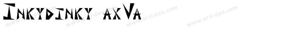 Inkydinky-axVa字体转换