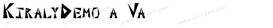 KiralyDemo-a7Va字体转换
