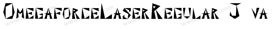 OmegaforceLaserRegular-J7va字体转换