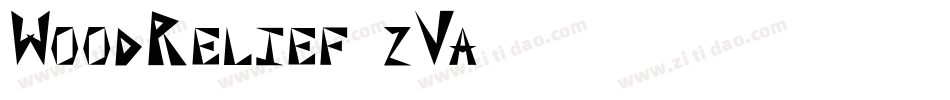 WoodRelief-zVa字体转换