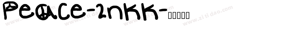 Peace-2nKK字体转换