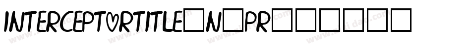 InterceptorTitle-n7pR字体转换