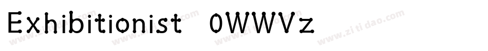 Exhibitionist-0WWVz字体转换