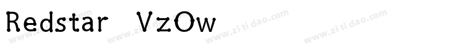 Redstar-VzOw字体转换