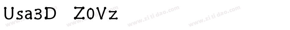 Usa3D-Z0Vz字体转换
